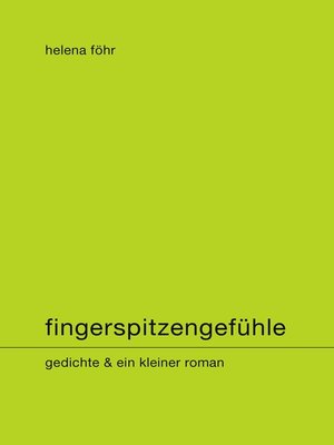 cover image of Fingerspitzengefühle